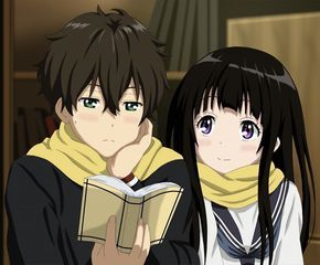 Hyouka Eru Chintada, Hyouka Fanart, Houtarou Oreki, Oreki Houtarou, Zerochan Anime, Kyoto Animation, Romantic Manga, Anime Love Couple, Anime Couples Drawings