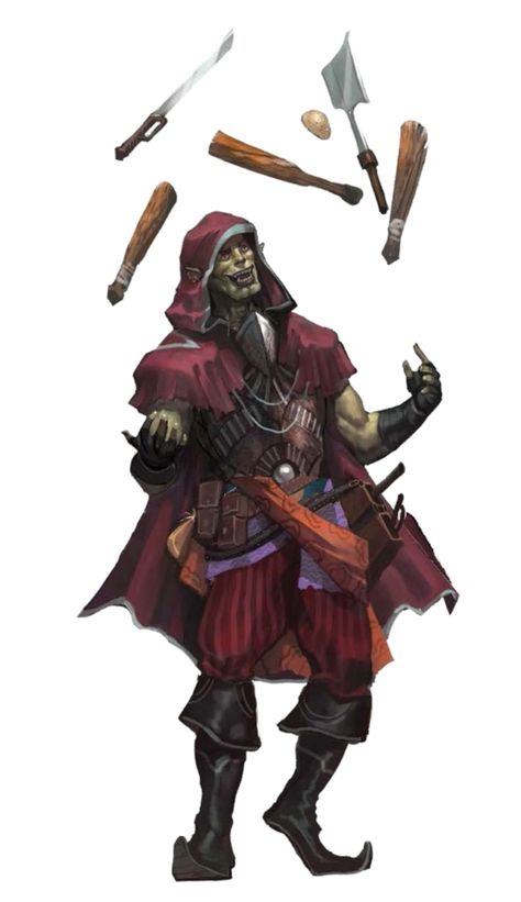 Male Half-Orc Bard Juggler - Pathfinder PFRPG DND D&D 3.5 5th ed d20 fantasy Illustration Fantasy, Pathfinder Character, Heroic Fantasy, Fantasy Races, Dungeons And Dragons Characters, Warhammer Fantasy, High Fantasy, Fantasy Rpg, Fantasy Inspiration