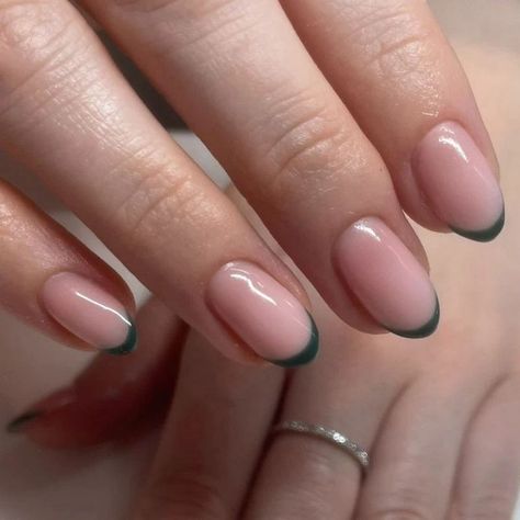 15 Creative Micro French Manicure Designs to Try Green French Manicure, Micro French Manicure, Micro French Nails, French Nails Design, Happy Birthday Ecard, Manicure Designs, French Manicure Designs, Cover Girl Makeup, French Tip Nail Designs