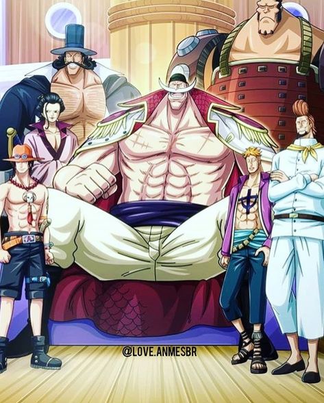 Los piratas de Barba Blanca Barba Blanca One Piece, Barba Branca One Piece, Haki One Piece, One Piece Characters, Doflamingo Wallpaper, Ace One Piece, Susanoo Naruto, One Piece Cartoon, One Piece Crew