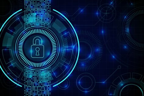 Abstract secure technology wallpaper Fre... | Free Vector #Freepik #freevector #background #abstract #technology #wallpaper Cryptography Wallpaper, Cybersecurity Wallpaper, Password Security, Information Management, Tech Background, Security Technology, Internet Technology, Technology Wallpaper, Technology Background