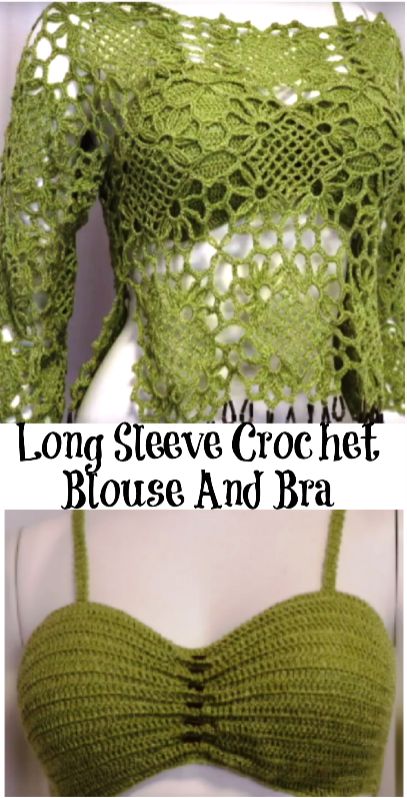 Long Sleeve Blouse Beginner Crochet Clothing Patterns Free, Crochet Prom Dress Pattern Free, Y2k Crochet Pattern Free, Crochet Wearables Patterns Free, Crocheted Clothes, Awesome Crochet, Long Sleeve Crochet, Crochet Outfit, Viking Knit