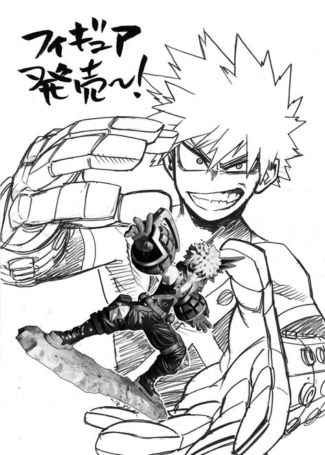 bakugou katsuki horikoshi sketch Mha Hero Costume Redesigns, Hero Sketch, Manga Pannel, Mha Manga, Goof Troop, Bakugou Manga, Katsuki Bakugo, Katsuki Bakugou, Wallpaper Animes