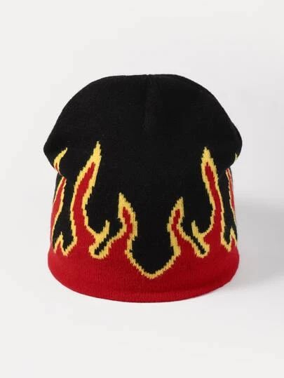 WishList | SHEIN Fire Pattern, Mens Beanie Hats, Men's Beanies, Hip Hop Hat, Stylish Letters, Beanie Style, Mens Beanie, Cap Men, Ear Hats