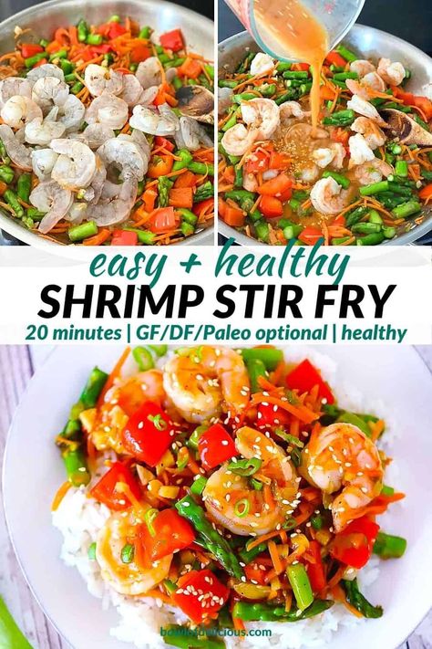 Stir Fry Recipes Shrimp Veggies, Shrimp Stir Fry Frozen Veggies, Healthy Shrimp Stir Fry Clean Eating, Gluten Free Shrimp Stir Fry, Low Cal Stir Fry Sauce, Low Sodium Shrimp Stir Fry Recipes, Low Calorie Shrimp Bowl, Shrimp Stir Fry With Frozen Vegetables, Shrimp Stirfry Healthy