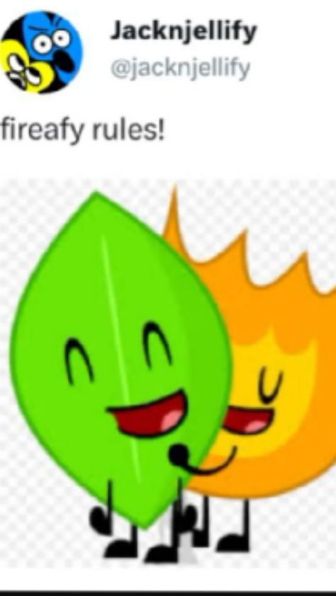 fireafy rules! | #osc #fireafy #whatsatwhitestuff #giggles #aaaaaaaa Bfdi Firey X Leafy, Leafy X Fiery, Fireafy Bfb, Tengolf Bfdi, Firey Bfdi, Firey Bfb, Bfdi Ships, I Dont Have Friends, Silly Pictures