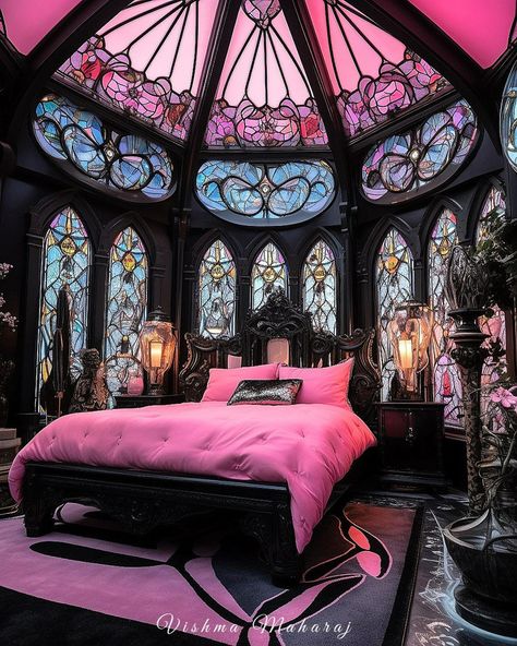 Spiral Direct (@spiraldirect) • Instagram photos and videos Gothic Barbie, Bedroom Lake House, Green Bedroom Aesthetic, Dark Blue Bedroom, Classy Bedroom Decor, Bedroom Comfy, Bedroom Decor Modern, Bedroom Castle, Magic Decor