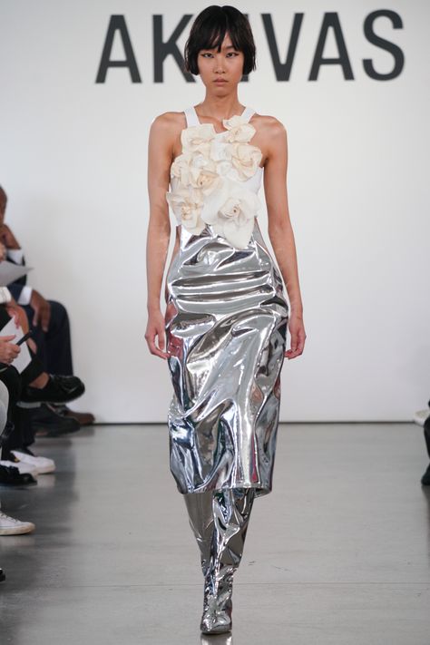 Aknvas RTW Spring 2024 [PHOTOS] – WWD Metal Outfit, Fashion Trend Forecast, Scandinavian Fashion, Metal Fashion, Runway Trends, 2024 Trends, Nova York, Fashion 2024, Spring Fashion Trends