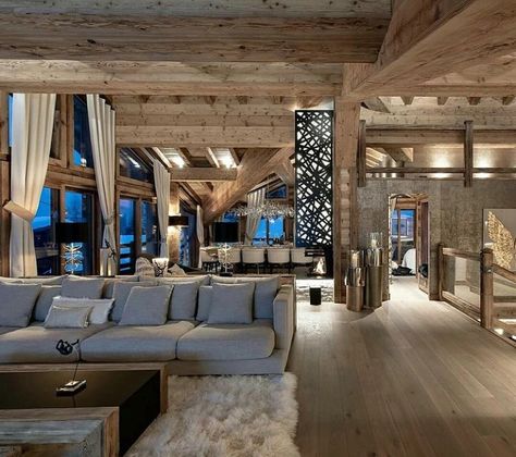 Chalet Interior Design, Chalet Interior, Chalet Design, Interior Design Per La Casa, Luxury Ski Chalet, Ski House, Ski Chalet, Relaxation Room, Cinema Room