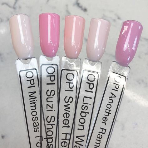 Gel Opi Colors Summer, Opi Soft Pink Shades, Shades Of Pink Nail Polish, Opi Light Pink Dip Powder, Opi Pink Gel Polish Shades, Opi Dip Pink Colors, Opi Pink Nail Polish Shades Gel, Opi Dip Powder Colors Pink, Opi Gel Polish Colors 2023