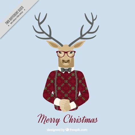 Xmas Graphic Design, Hipster Christmas, Xmas Graphic, Merry Christmas Background, Graphic Editing, Christmas Background, Free Christmas, Christmas Design, Reindeer