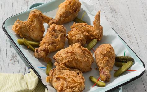 Buttermilk Brined Chicken, Brined Fried Chicken Recipe, Buttermilk Marinade, Crispy Chicken Nuggets, Brined Chicken, Buttermilk Fried Chicken, Chickpea Stew, Chicken Marinade, Pickle Juice