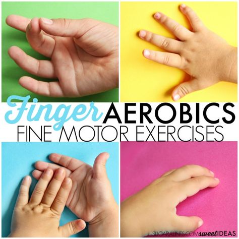 Fine Motor Skills To Help With Writing, Finger Gym Activities, Exercises For Kids, Finger Gym, Hand Strengthening, Writing Time, Occupational Therapy Activities, Fine Motor Activities For Kids, Preschool Fine Motor