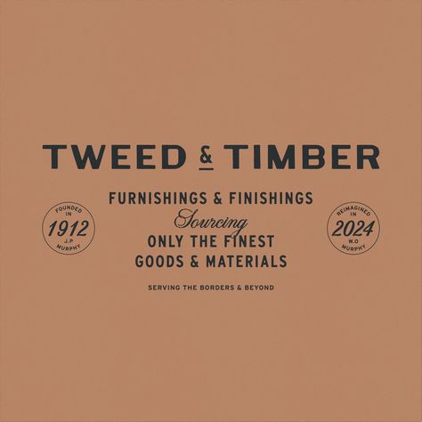 Some identity elements for Tweed & Timber. Some old school flair and vintage feel for a heritage brand that is being re-vamped.⁠ ⁠ 🤝 Graphic design, design, digital art, logo, design, artwork, vintage, illustration, merch design, branding, brand identity. Digital Art Logo, Art Logo Design, Camp Brand, Merch Design, Vintage Camping, Branding Graphic Design, Modern Branding, Heritage Brands, Art Logo