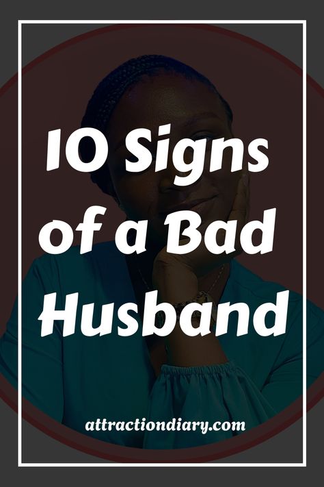 Discover the warning signs of a problematic husband in this article. Recognizing these red flags in your partner is crucial for a healthy and fulfilling marriage. Learn to identify behaviors that may indicate an unhealthy relationship dynamic and take steps towards addressing them effectively. Stay informed and proactive in nurturing a harmonious marriage for long-term happiness and well-being. Resentment In Marriage, Unhealthy Marriage, Bad Husband, Relationship Dynamic, Narcissistic Husband, Bad Father, Angry Person, Loving Husband, Lack Of Empathy