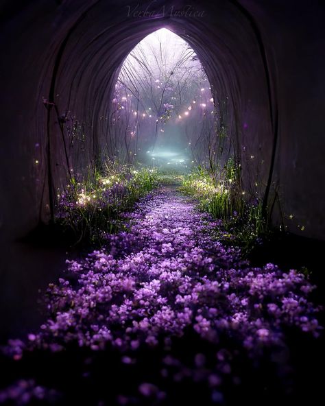 Verba Mystica 🔮 (@verba_mystica) • Instagram-Fotos und -Videos Flower Forest Aesthetic, Purple Flower Garden, Quality Quote, Garden Purple, Purple Flowers Garden, Flower Forest, Quote Family, Forest Aesthetic, Blue Garden