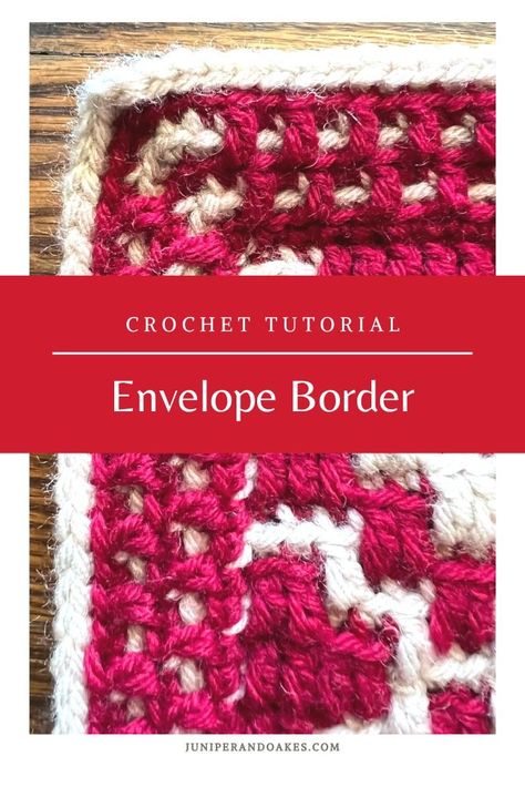 How to Crochet an Envelope Border for an Overlay Mosaic Project - Mosaic Nordic Blanket | Crochet Christmas Afghan Crochet Along — Juniper & Oakes Crochet Christmas Afghan, Christmas Afghan, Crochet Border Patterns, Crochet Border, Baby Crochet Patterns Free, Mosaic Crochet, Afghan Crochet, Crochet Borders, Christmas Placemats