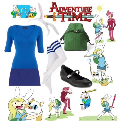 Vestuari de Fiona. Adventure Time Outfits, Fionna Cosplay, Adventure Time Costume, Adventure Time Clothes, Fiona And Cake, Art Adventure Time, Adventure Time Cosplay, Adveture Time, Easy Cosplay