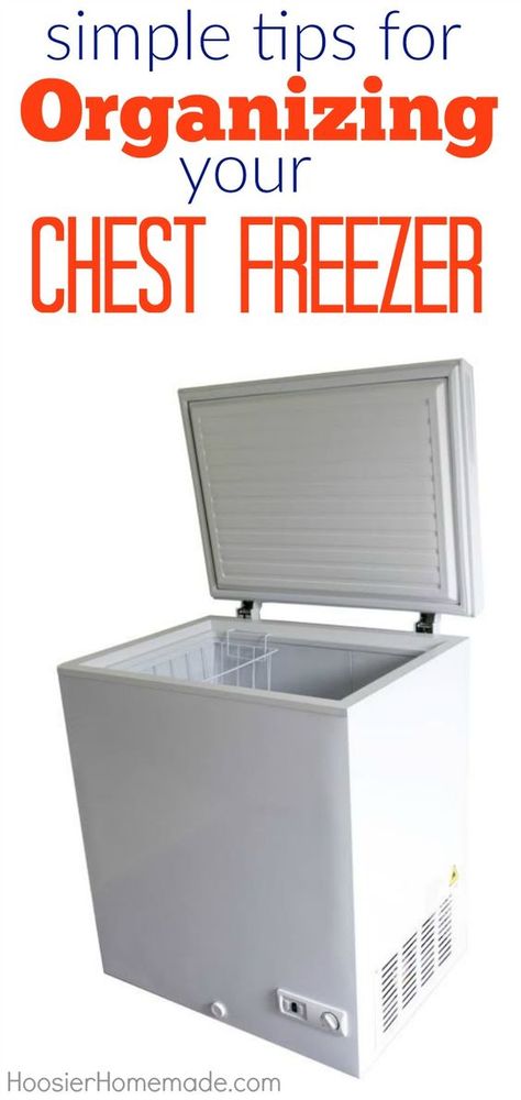 No need to dig to the bottom of your freezer any more! Learn how to organize a chest freezer in 5 SIMPLE steps! Organize Chest Freezer Tips, Small Deep Freezer Organization, Small Chest Freezer Organization, How To Organize A Chest Freezer, Chest Freezer Organization Ideas, Chest Freezer Dividers, Deep Freezer Organization, Deep Pantry Organization, Chest Freezer Organization