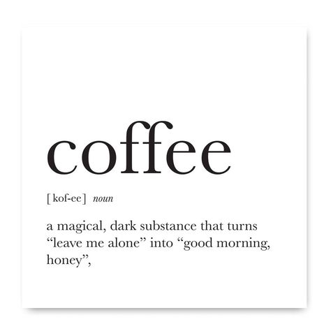 Coffee Noun Quotes, Coffee Balcony, Coffee Captions Instagram, Card Black And White, Lovers Card, Funny Coffee Quotes, One Word Quotes, Coffee Cards, Friendship Cards