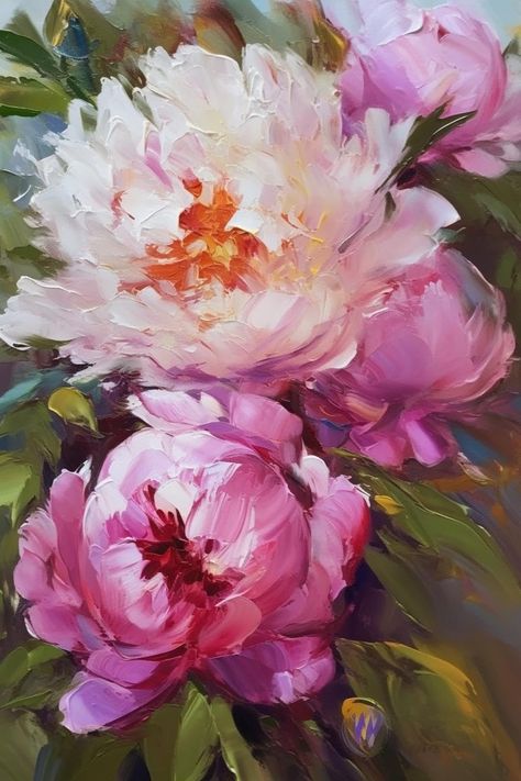 Amazon.com: Peony Wall Art Pink Flower Canvas - Summer Peonies - Retro Plant Florlal Oil Paintings Poster - For Living Room Decor (Unframed,12 * 18 inch): Posters & Prints Peony Drawings, Rose Art Painting, Peony Paintings, Gary Jenkins, Pink Peonies Art, Cottage English, Painting Peonies, Peonies Artwork, Paintings Poster