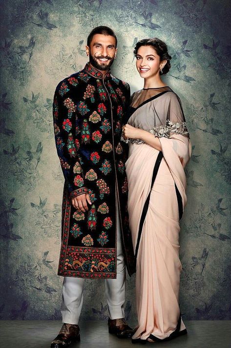 Deepika Ranveer, Wedding Kurta For Men, Groom Dress Men, Indian Groom Wear, Wedding Dresses Men Indian, Deepika Padukone Style, Mode Costume, Wedding Outfit Men, Indian Men Fashion