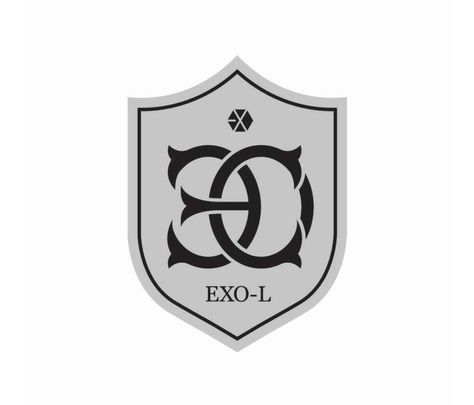 EXO - EXO-L new trademark LOGO Exo Logos, Exo Logo, Exo Stickers, Kpop Logo, Exo Art, Kpop Stickers, Exo Ot12, Exo Wallpaper, Pin Logo