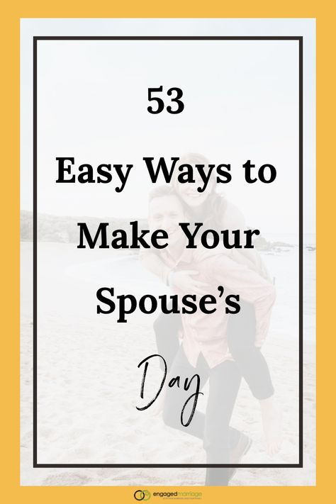 A few months back, I asked our newsletter subscribers for their favorite ideas when it comes to showing gratitude to their husband or wife. As I read through over 100 responses, I found myself jotting down some of the ideas on a post-it so I could try them myself. Some were unique, some were delightfully simple, but I could see how any of them would be an awesome way to show appreciation to the one that you love. So here are 53 Easy Ways to Make Your Spouse’s Day. Showing Love To Husband, How To Show Appreciation, How To Show Gratitude, Husband Appreciation Gifts, Husband Gratitude, Love For Husband, Husband Day, Husband Appreciation, Marriage Inspiration