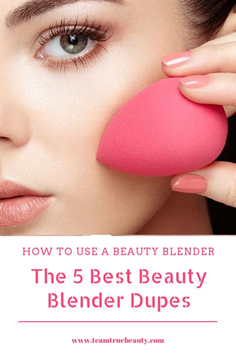 Team True Beauty Blogs:  How To Use A Beauty Blender + The 5 Best Beauty Blender Dupes - Applying foundation and concealer is made infinitely easier and better thanks to the invention of the Beauty Blender. Without it, women were sporting foundation lines and uneven foundation coverage. Thankfully, this little sponge came into my life and made applying makeup flawlessly simple. #blender #beautyblender #beautytips #beautyblogger #beautyhacks #beautyinfluencer #beautyinthebag Best Beauty Blender, Eyeshadow Styles, Beauty Blender How To Use, Eyeliner Techniques, Embrace Natural Beauty, Helpful Hacks, Makeup Order, Makeup Brushes Guide, Makeup Blender