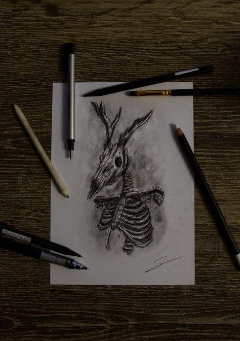 Wendigo Drawing Easy, Wendigo Pfp, Wendigo Drawing, Nice Drawings, Drawing Easy, Pencil Drawing, Drawing Ideas, Pencil Drawings, Easy Drawings