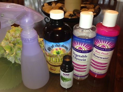 My mixture for moisture: 1 cup Bottled Water, rose or lilac water, 1/2 cup Aloe Vera juice (Lilly of desert), and or 1/3 vegetable glycerine and 5 - 8 drops rosemary oil. Smells sooo good!! Aloe Vera Juice For Hair, Lilac Water, Microloc Journey, Scalp Products, Loc Growth, Rose Water Benefits, Healthy Locs, Diy Hair Spray, Loc Ideas