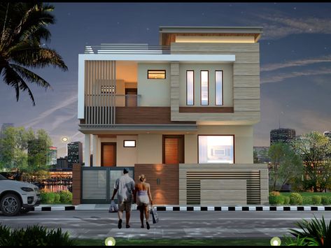 Beautiful House Exterior, Beautiful Houses Exterior, House Exterior Ideas, Elevation Ideas, Small House Design Architecture, 2 Storey House Design, Small House Elevation, Modern Small House Design, Small House Elevation Design