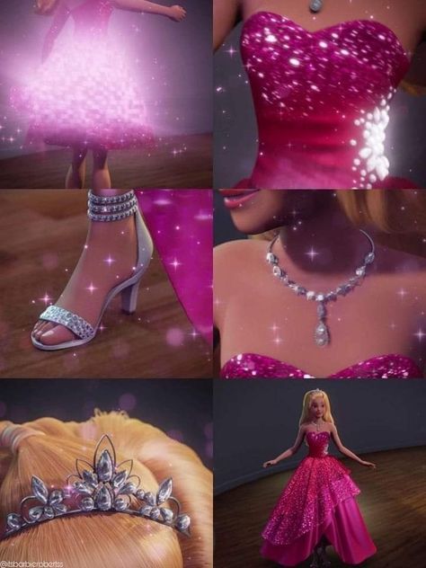 Barbie Dresses In Real Life, Barbie Fashion Fairytale Dresses, Princess Barbie Costume, Barbie Dresses Movie, Barbie Movie Dresses, Barbie Inspired Dress, Scarie Movie, Princess Charm School, Barbie Cartoon