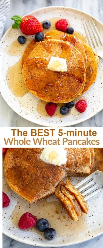 Pancake Recipe For 1 Person, Whole Wheat Flour Pancakes, Low Calorie Pancake Recipe, Wheat Flour Pancakes, Greek Yogurt Blueberry, Wheat Pancake Recipe, Flax Pancakes, Low Calorie Pancakes, Sugar Free Pancakes