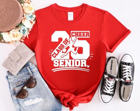 Cheer Senior 2025 T-Shirt, Cheerleading T-Shirts, Competition Cheer T-Shirts, Cheer Senior Night T-Shirts, Cheer Senior Gifts Senior Shirts Ideas, Senior Night Cheer, Cheer Senior Night, Cheerleading Tshirts, Competition Cheer, Cheer Tshirts, Senior 2023, Senior Shirts, Competitive Cheer