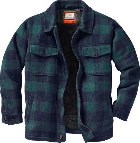 Buffalo Jacket, Buffalo Plaid Jacket, Lined Flannel Shirt, Dapper Mens Fashion, Outdoor Coats, Hooded Flannel, Mens Flannel Shirt, Casual Long Sleeve Shirts, Plaid Jacket