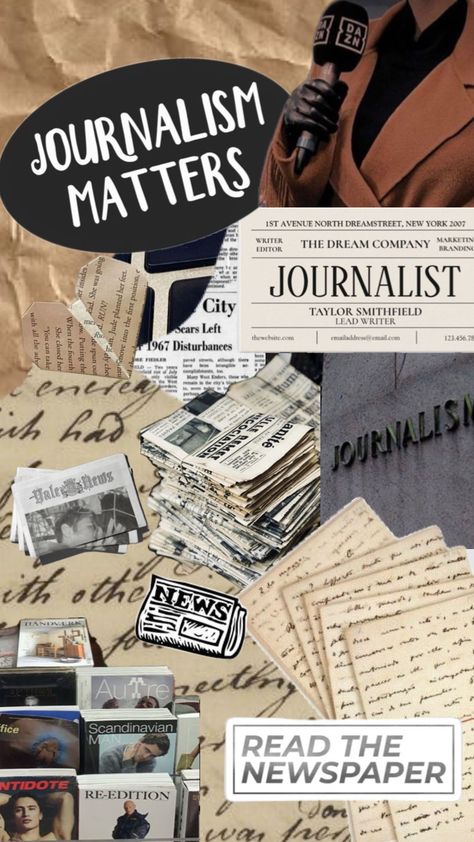 Journalist Aesthetic Wallpaper, Journalism Job, Journalism Major, Journalism Career, My Future Job, Career Vision Board, Dream Career, Future Jobs, Company Branding