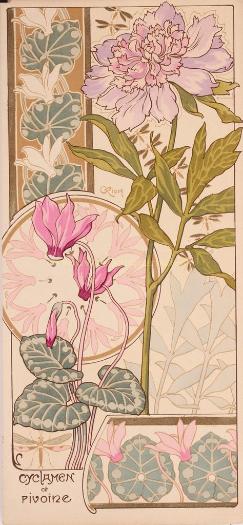 Fleurs Art Nouveau, Architecture Art Nouveau, Motifs Art Nouveau, Lawrence Alma Tadema, Art Nouveau Illustration, Art Nouveau Flowers, Art Nouveau Poster, Art Nouveau Floral, Art Nouveau Design