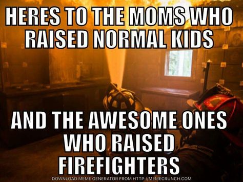 Happy Mother's Day Firefighter Drawing, Firefighter Memes, Fire Pictures, Fire Theme, Police Men, Wildland Firefighting, Firefighters Daughter, Female Firefighter Quotes, Firefighter Flag