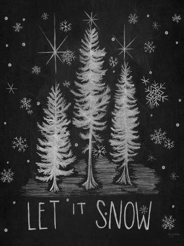 size: 12x9in Art Print: Chalkboard Holiday Trees I v2 by Mary Urban : Winter Chalkboard Ideas, Chalkboard Art Diy, Christmas Chalkboard Art, Chalkboard Holiday, Fall Chalkboard, Chalkboard Art Quotes, Chalkboard Wall Art, Chalkboard Writing, Chalkboard Decor