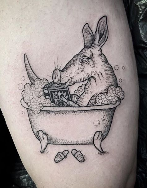 Aardvark Tattoo, Horror Story, Body Mods, Body Tattoos, Cute Cartoon, Tatting, Tattoo Ideas, Instagram Photos, Tattoos