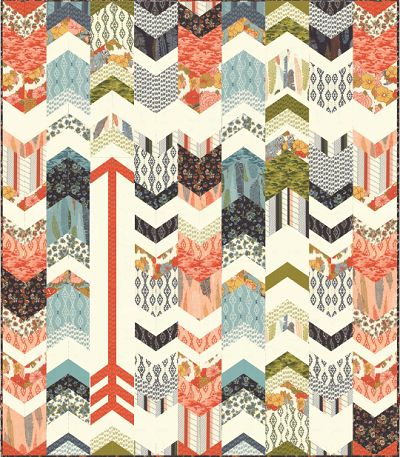 Download Free Pattern Nomad by Moda Fabrics. Free Sewing and quilting patterns, tips and more at the FabShop Hop! Arrow Quilt, Spring Sewing, Hoffman Fabrics, Needle Crafts, Jellyroll Quilts, Quilting Inspiration, Desert Oasis, Quilts Ideas, Quilted Table