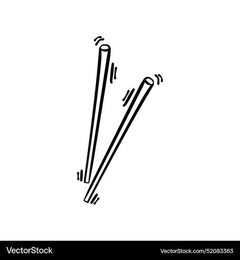 Chopsticks Illustration, Money Case, Doodle Illustration, Chopsticks, Chinese Food, High Res, Png Images, Adobe Illustrator, Vector Images