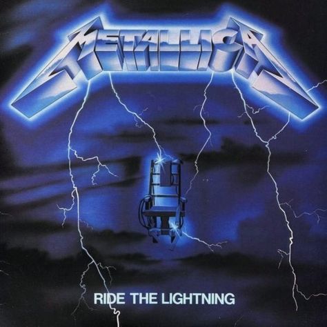 Metallica - Ride The Lightning | Releases | Discogs The Black Album Metallica, Ride The Lightning Metallica, Ride The Lightning Album Cover, Ride The Lightning Poster, Metallica Album Covers, Trapped Under Ice, Metallica Ride The Lightning, Metallica Black Album, Metallica Albums