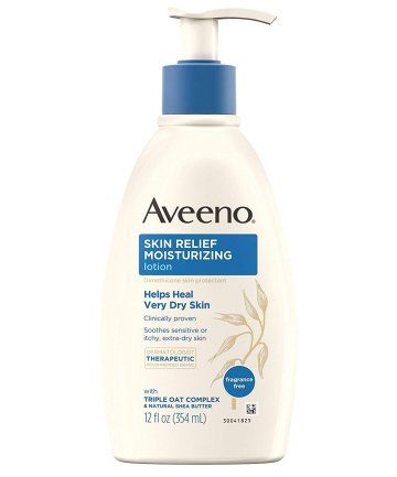 Aveeno Skin Relief 24-Hour Moisturizing Lotion Aveeno Body Lotion, Aveeno Skin Relief, Face Glowing, Best Acne Products, Alat Makeup, Dry Winter Skin, Extra Dry Skin, Body Gel, Moisturizing Lotion