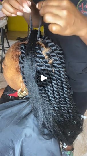 1.8M views · 35K reactions | Free rubberband twist tutorial!  
Try it and thank us later! 

📢 Join Our Next Braiding Class! 📢

Unlock your braiding potential with expert guidance!... | By JaHair Salon | Facebook Simple Quick Braided Hairstyles, Crochet Box Braids Hairstyles, Quick Braid Styles, Twist Braids Hairstyles, Natural Hair Flat Twist, Twist Tutorial, 3 Strand Twist, Hair Braid Patterns, Quick Braids