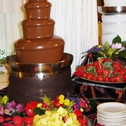 Chocolate Fountain Recipe, Holiday Fondue, Chocolate Fountain Wedding, Chocolate Fountain Bar, Chocolate Fountain Recipes, Fountain Wedding, Chocolate Fondue Recipe, Fondue Night, Fondue Fountain