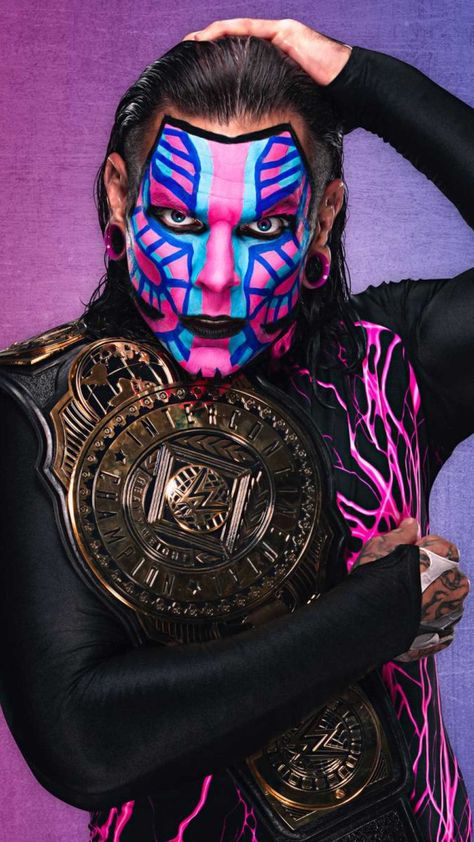 Jeff Hardy Willow, Jeff Hardy Face Paint, Wwe Intercontinental Championship, Wwe Jeff Hardy, Hardy Brothers, Male Wrestlers, Aj Styles Wwe, The Hardy Boyz, Jeff Hardy