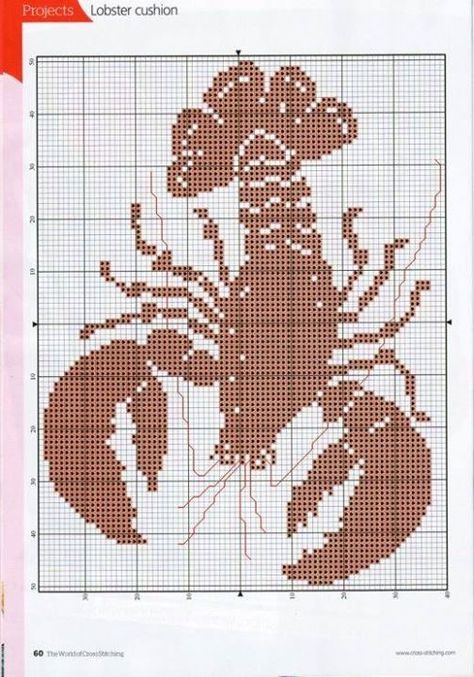 Cross Stitch Sea, Crochet Waffle Stitch, The World Of Cross Stitching, Nautical Crafts, Pola Bordir, Cross Stitch Kitchen, Pola Kristik, Crochet Cross, Cross Stitch Animals