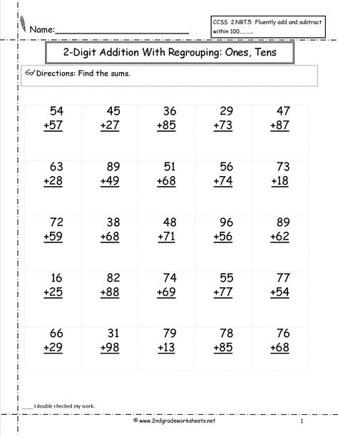 4 Free Math Worksheets Third Grade 3 Addition Add 2 Digit Numbers In Columns No Regrouping second grade math worksheets to free 5 Addition Two Digits, Grade 2 Addition, Addition No Regrouping, Two Digit Addition, Addition Without Regrouping, Regrouping Addition, Easy Math Worksheets, Third Grade Math Worksheets, Kindergarten Math Worksheets Addition